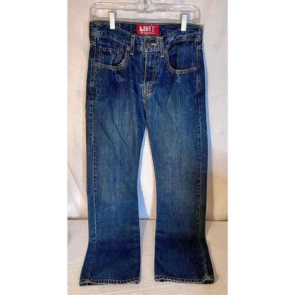 Levi’s 514 Slim Straight Jeans Boys Size 16 Regular 28 x28 REDTAB Jeans Levi’s